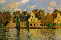Monet, Claude Oscar - Houses on the Zaan River at Zaandam